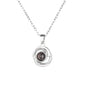 Gepersonaliseerde dubbele cirkel ketting met foto