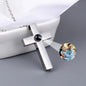 Gepersonaliseerde kruis ketting met foto