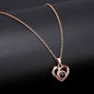 Gepersonaliseerde hart ketting met foto