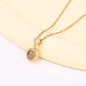 Gepersonaliseerde cirkel ketting met foto