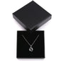 Gepersonaliseerde dubbele cirkel ketting met foto