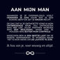 "Aan mijn man" - Gepersonaliseerde oneindigheidsarmband