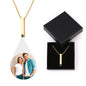 Gepersonaliseerde staaf ketting met foto
