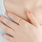 S925 Sterling zilver - Knuffelring met liefdevolle noot